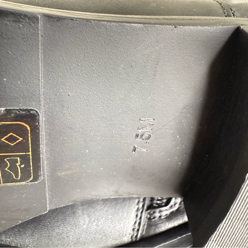 JACK ROGERS Black Leather Adaline‎ Riding Boot Women’s 7.5 - Picture 10 of 12